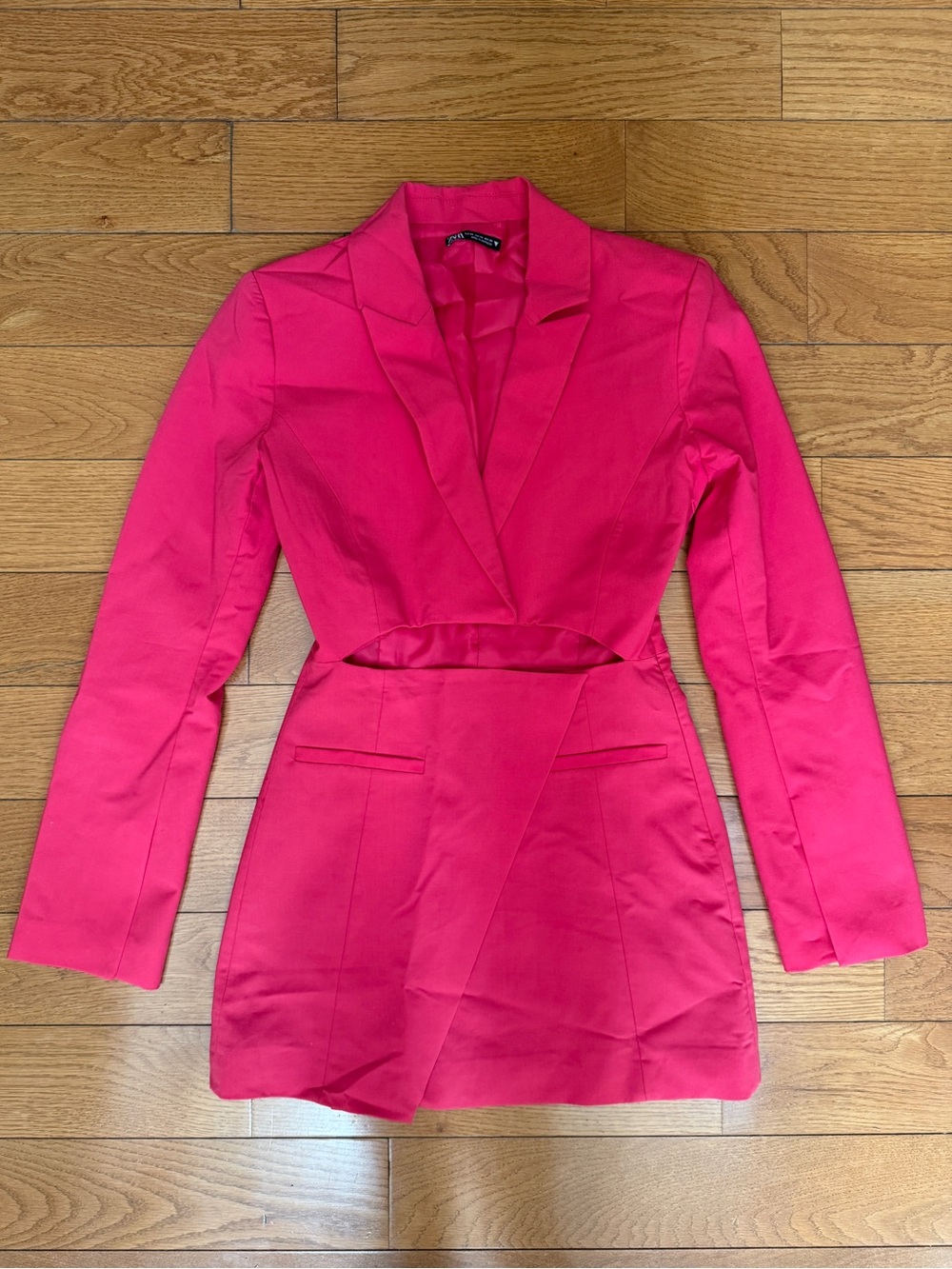 Zara Cutout Tailored Blazer Dress Size XS